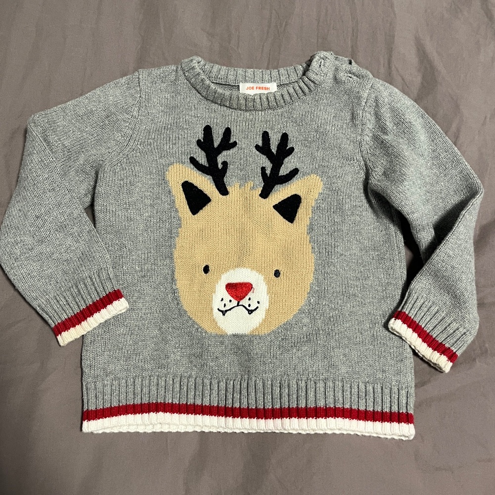 4/$20 JOE FRESH 18-24 Holiday Christmas Sweater